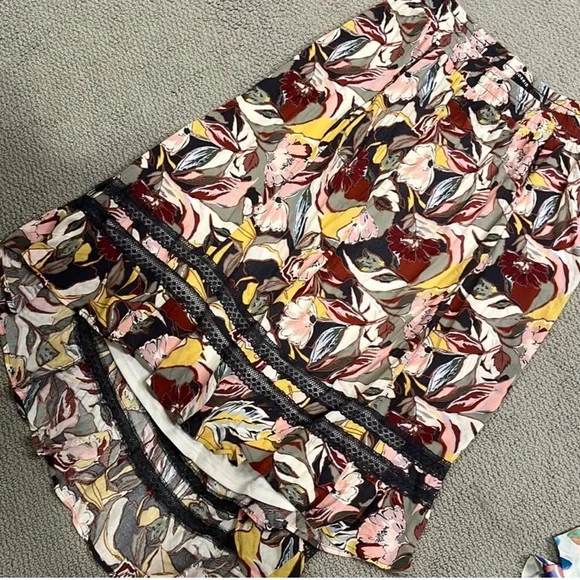 Torrid Floral Boho High Low Maxi Skirt 1 L XL - Picture 7 of 7